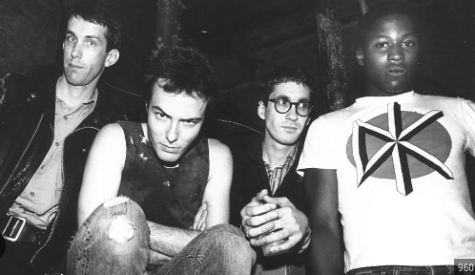 From left to right: Guitarist East Bay Ray, lead vocalist Jello Biafra, bassist Klaus Flouride, and drummer D.H. Peligro